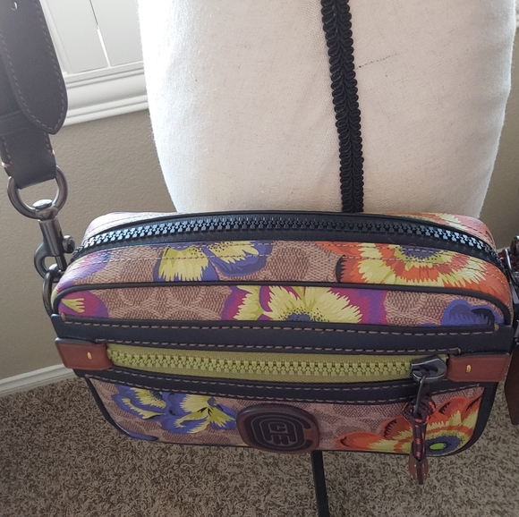 Coach Floral Patterned Crossbody Bag - Picture 2 of 16